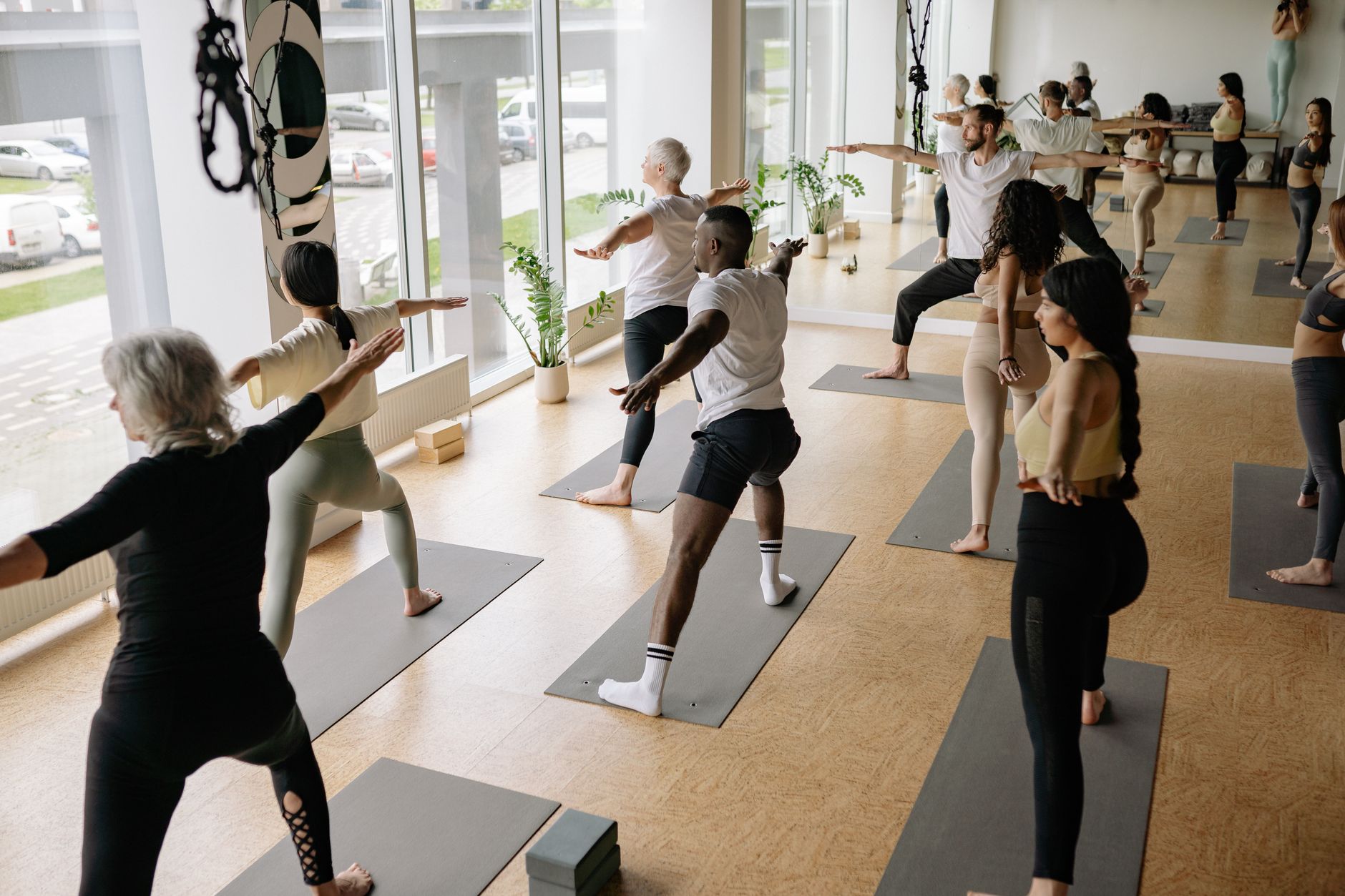 FLOW reel — Heated FLOW at the Beach studio. Sunset savasana hits different.